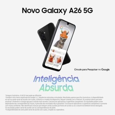 Imagem de Celular Samsung Galaxy A26 5G 256GB, 8GB RAM, Câmera de 50MP, IP67, Te
