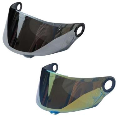 Imagem de Kit 2 Viseira Para Capacete Espelhada Ls2 FF358 FF392 FF396 FW3 GT Ant
