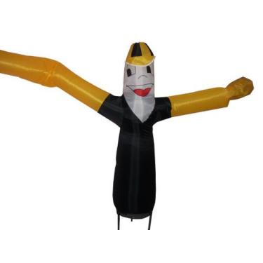 Imagem de Boneco Biruta c/ Exaustor - AG Ramos, Preto c/ Amarelo