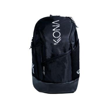 Imagem de Mochila Raqueteira Beach Tennis Kona Plus Preto/Branco