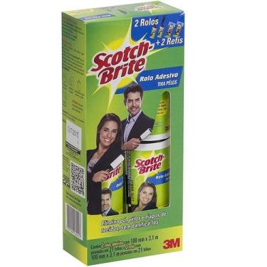 Imagem de Rolo Adesivo SCOTCH-BRITE com 2 Rolos e 2 Refis 3M