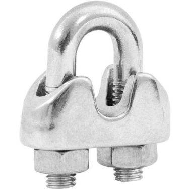 Imagem de Clips Para Cabo De Aço 1/2 - 12,70 Mm, Em Aço Inox, Vonder Ostenvonder