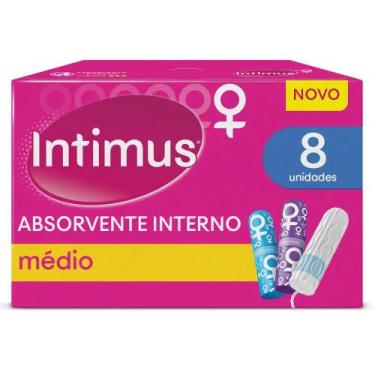 Imagem de Absorvente Interno Médio 8 Unidades Intimus