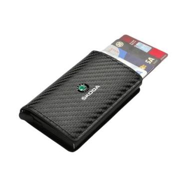 Imagem de Porta-cartões RFID Com Abertura Automática Para Skoda Octavia Superb R