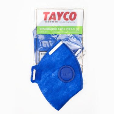 Imagem de Máscara Tayco T-851  PFF3  N99 Azul 1 Unidade 