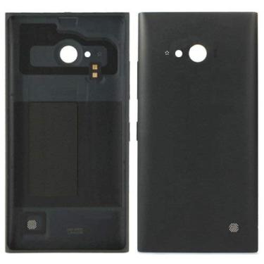 Imagem de Peças de reparo de substituição da capa traseira da bateria para Nokia Lumia 730 (Preto) Peças (Cor: Preta)