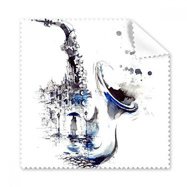 Imagem de Guarda-chuva para construção de saxofone, pano de limpeza de aquarela, 5 peças