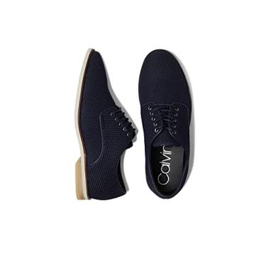Imagem de Calvin Klein Sapato Oxford feminino Aggussie, Azul escuro, 8.5