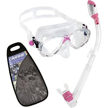 Imagem de Cressi Adult Snorkeling Kit - Mask & Dry-Snorkel - Soft Silicone, Perfect Seal, Top Dry Valve - Marea & Supernova Dry: Designed in Italy