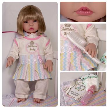 Boneca Bebê Reborn Silicone Realista Recem Nascido 13 Itens - Cegonha Reborn  Dolls - Bonecas - Magazine Luiza