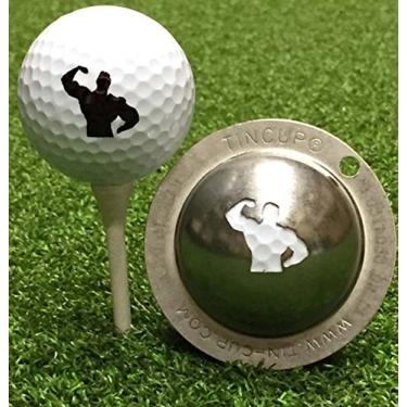 Imagem de Tin Cup Ferramenta de alinhamento de bola de golfe Big Hitter personalizada