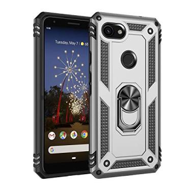 Imagem de For Google Pixel 3a XL Shockproof TPU + PC Protective Case with 360 Degree Rotating Holder