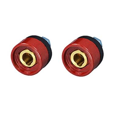 Imagem de RIVERWELD TIG Soquete de conector de painel de cabo de soldagem Dinse Dinze Encaixe rápido 315Amp DKZ35-50 2pk