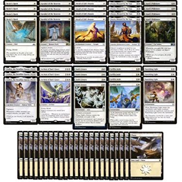 Imagem de MTG Decks & More Elite Mono White Devotion Lifegain - Muito poderoso - jurídico moderno - feito sob medida - Magic The Gathering - - 60 cartas!