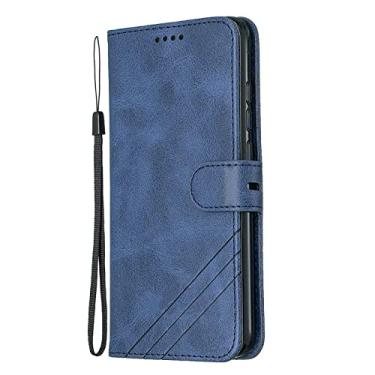 Imagem de Para Xiaomi Mi A2 Capa de Couro Capa de Couro Para Mi A2 A1 A3 Lite Capa de Telefone Capa de Carteira Magnética, Azul, para Xiaomi Mi A3 Lite