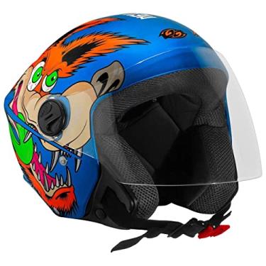 Imagem de CAPACETE ABERTO PRO TORK NEW LIBERTY 3 COYOTE BRILHANTE AZUL TAM. 60