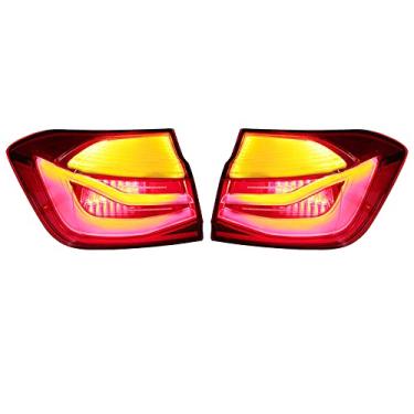 Imagem de JESYMBX Para BMW F30 2016-2018 ar luz traseira LED luz traseira de freio traseira luz de aviso seta para-choque luz de neblina conjunto de luz traseira