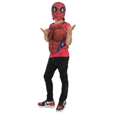 Imagem de Regina Festas KIT VINGADORES PEITORAL E MÁSCARA HOMEM ARANHA U 1un., VERMELHO