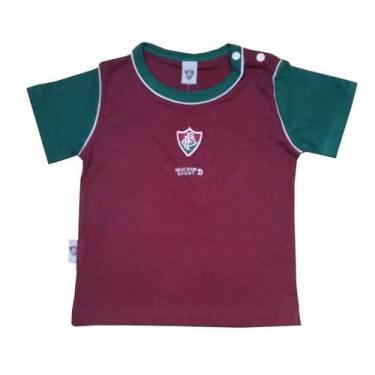 Imagem de Camiseta Bebê Fluminense Bicolor Oficial - Revedor