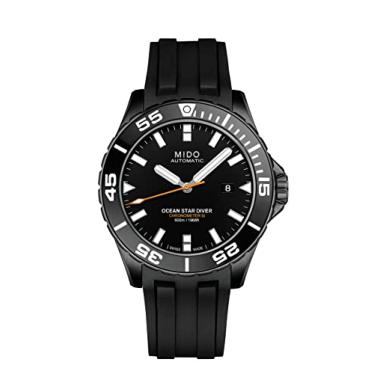 Imagem de Mido Watch Relógio masculino Black Ocean Star Diver 600 Automatic Mido Caliber 80 (Base ETA C07.821) COSC, Preto, Mergulhador