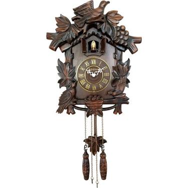 Imagem de Relógio de Parede Herweg Ref: 530002-084 Cuco Madeira Ipê