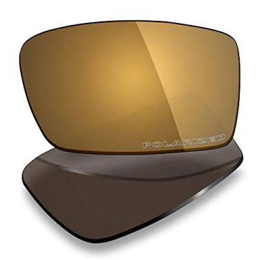 Imagem de Mryok Lentes de reposição para Oakley Gascan OO9014 - Opções, Anticorrosão da água do mar, polarizada - bronze dourado, One Size