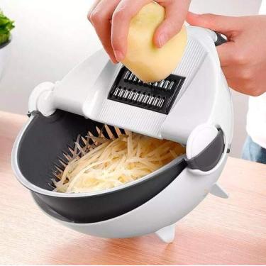 Imagem de Cortador Legumes Verduras Fatiador Ralador Escorredor 9 Em 1