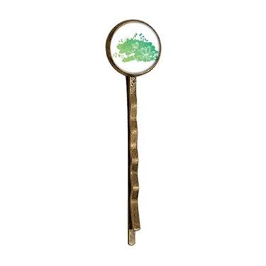 Imagem de Chapéu de metal retrô de flor de lótus com folhas de sapo para cabeça