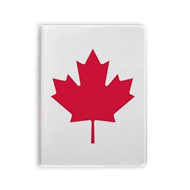 Imagem de Diário de capa macia com a bandeira nacional do Canadá América do Norte