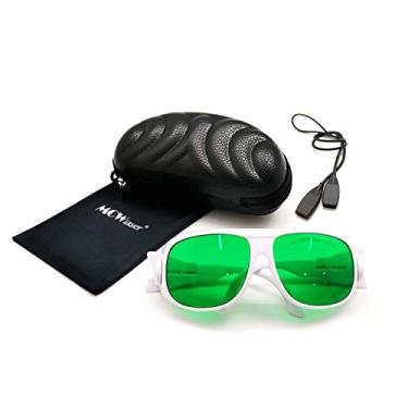 Imagem de Óculos de proteção MCWlaser a laser 190-470 e 610-760 nm típicos para 355nm 405nm 447nm 450nm 406nm 460nm 635nm 650nm 655nm 671nm 694nm 750nm 755nm Tipo de absorção EP-13, Style 1 FBA