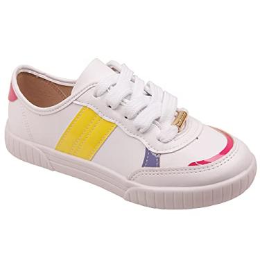 Imagem de Tênis Infantil Feminino Molekinha 2544108 Molekinha 2544108 - Bco/Amar/Pink 30
