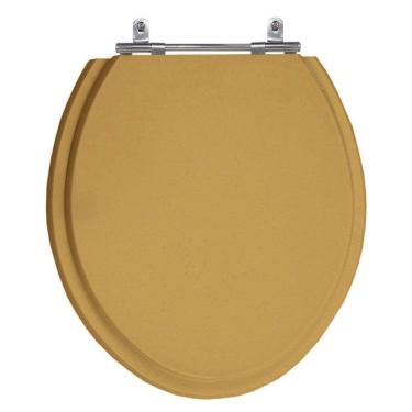 Imagem de Assento Laqueado Convencional Oval Pêssego (Rosa) Universal Tampa Vaso Deca-incepa-celite-ideal em Mdf