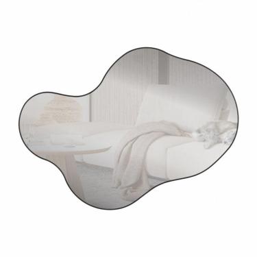 Imagem de Painel Espelhado Orgânico Decorativo Nature ES17 Preto - Dalla Costa