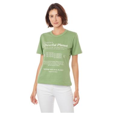 Imagem de Camiseta,Camiseta Colcci,Colcci,feminino,Verde,P