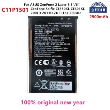Imagem de C11p1501 bateria para asus zenfone 2 laser  5.5 "/6"  para selfie ze550kl ze601l z00ld z011d zd551l