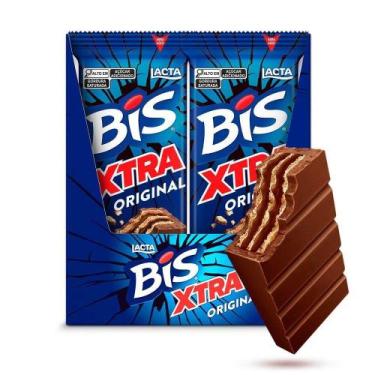 Imagem de Chocolate Bis Xtra Ao Leite 45G Embalagem Com 24 Unidades