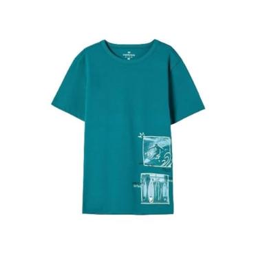 Imagem de Hering, Camiseta Infantil Menino manga curta Hering Flamê Cor:Verde;Tamanho:004;Gênero:Masculino