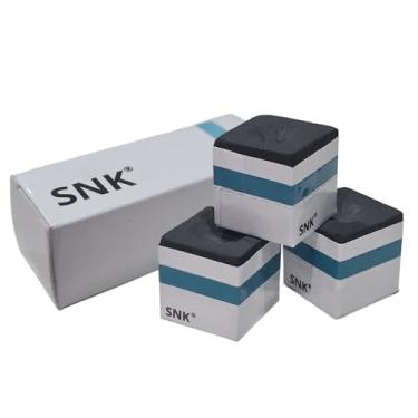 Imagem de 3 Giz Preto Snk Profissional Para Tacos De Sinuca + Porta giz branco