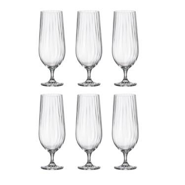 Imagem de WOLFF - Conjunto 6 Taças de Cerveja de Cristal Ecológico (Livre de Chumbo) Columba Optic 470Ml