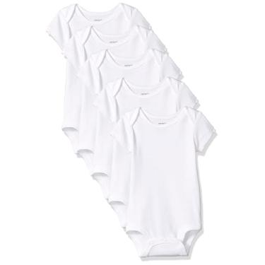 Imagem de Pacote Com 5 corpos unissex para bebes de Carter, Branco, 24 Meses