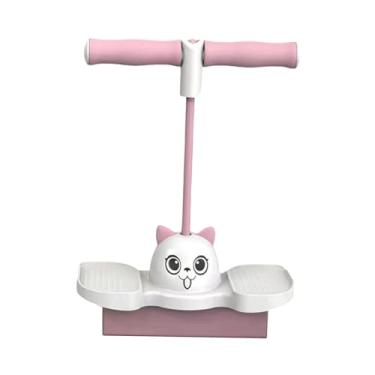 Imagem de UGPLM Pogo saltando brinquedo equilíbrio sentido treinamento com alça pulando brinquedo pogo vara para treinamento do corpo ao ar livre indoor, Rosa
