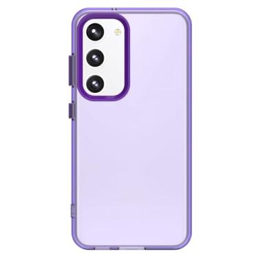 Imagem de GANGANPRO Capa projetada compatível com Samsung Galaxy F14 5G/M14 5G, [proteção de grau militar] Capa protetora antiarranhões à prova de choque para homens, mulheres e meninas de 6,6 polegadas, roxa