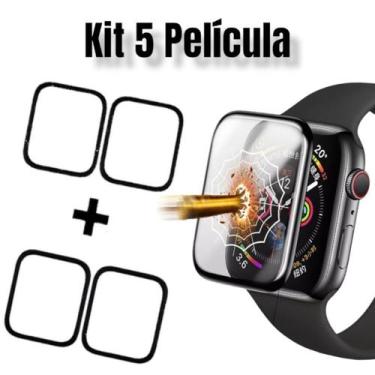 Imagem de Kit 5 Película Protetora Hidrogel para Relógio inteligente Smartwatch 