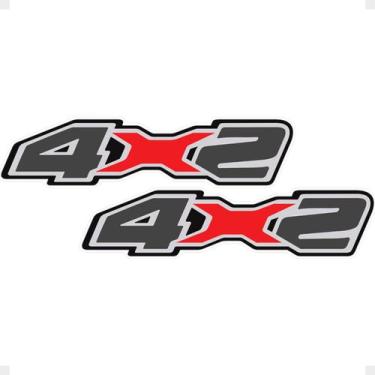 Imagem de Par De Adesivos Grafite 4x4 Compatível Ranger 2020/ Lateral - SPORTINO