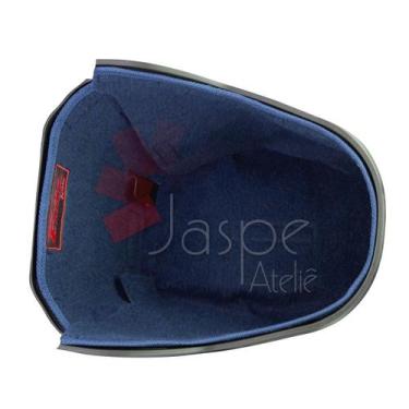Imagem de Forração Honda Elite 125 Baú Forro Interno Scooter Azul - Jaspe Ateliê