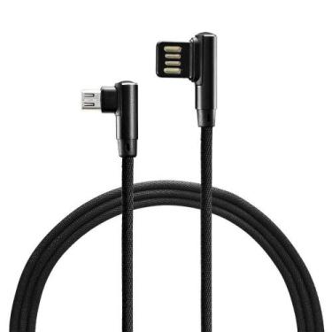 Imagem de Cabo Micro Usb Gamer Warrior Para Cel 1.2M 90O Wi388 - Gna