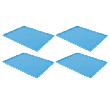 Imagem de Tapetes Desidratadores de Silicone, Conjunto de 4, Bandejas Desidratadoras de Frutas de Qualidade Alimentar Sem BPA Com Bordas, Resistentes a Altas Temperaturas para Modelos