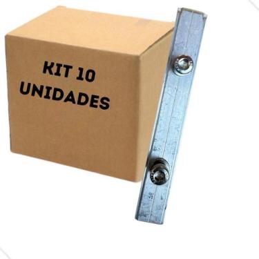 Imagem de Junção Emenda P/ Perfil Estrutura De Painel Solar - 10 Peças - GB ELET