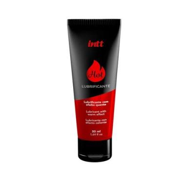 Imagem de Lubrificante Íntimo A Base De Água Com Efeito Hot Morango 50ml - Intt