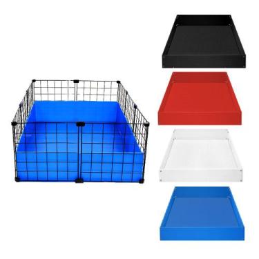 Imagem de Polionda Fundo com Lateral para Cercado Pet 80x80 Cm Azul - IGUANNA, A